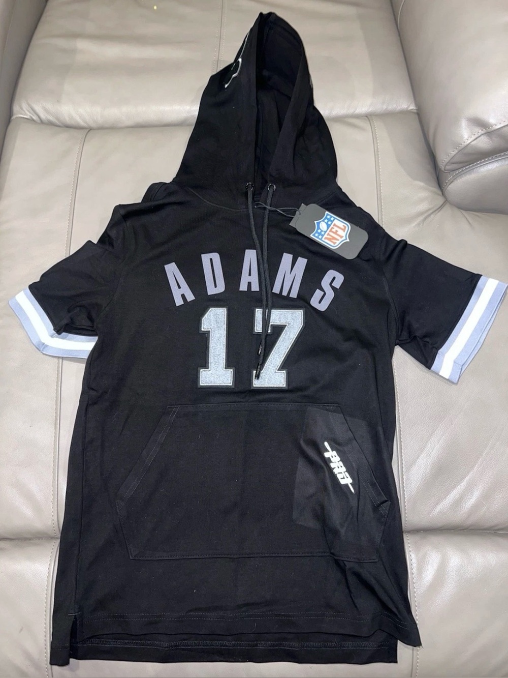 Davante Adams Black Las Vegas Raiders Pro Standard Player Name and Number Hoodie